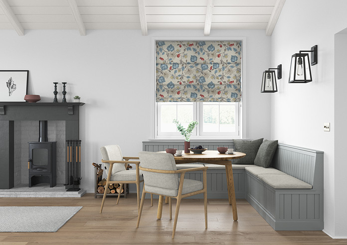 Parchment, Wedgewood - Twist&Fit Roman Blind - Image 5